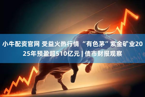 小牛配资官网 受益火热行情 “有色茅”紫金矿业2025年预盈超510亿元 | 债市财报观察